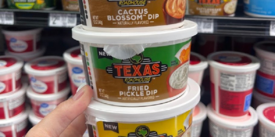 *NEW* Texas Roadhouse Dips Only $2.88 at Walmart – Try All 3 Flavors!