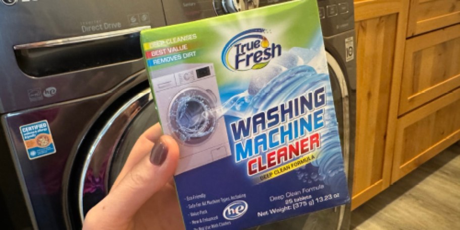 Washing Machine Cleaner 25-Pack $12 Shipped on Amazon (Whole Year Supply!)