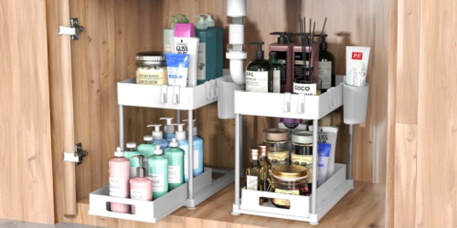 Under the Sink Organizers Just $7.41 Each Shipped for Prime Members (Reg. $26)