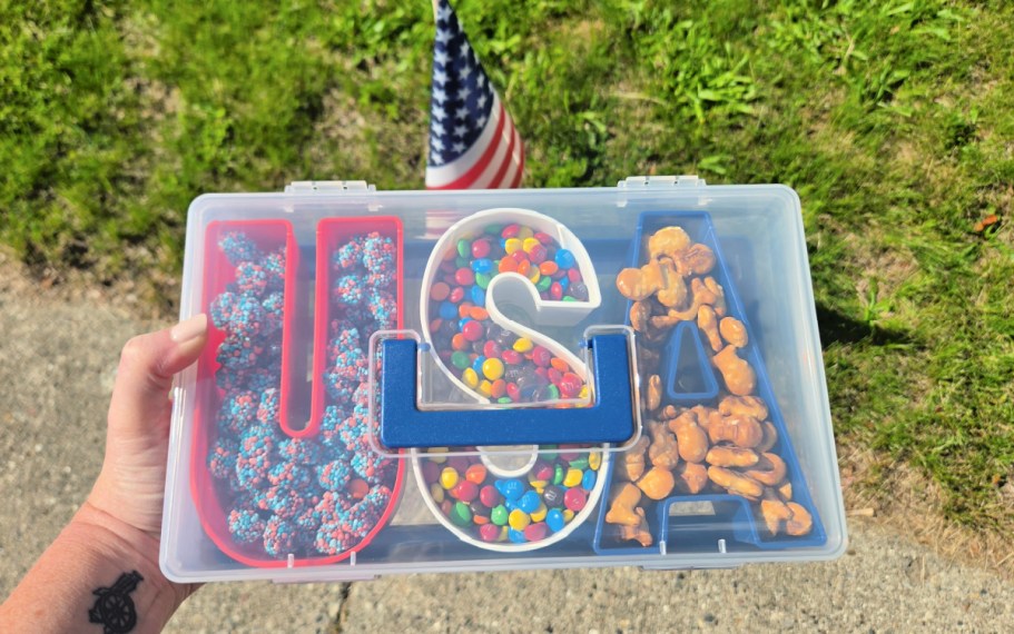 USA Snackle Box Just $9.99 at Target | Perfect for Parties, Picnics, & Pool Days
