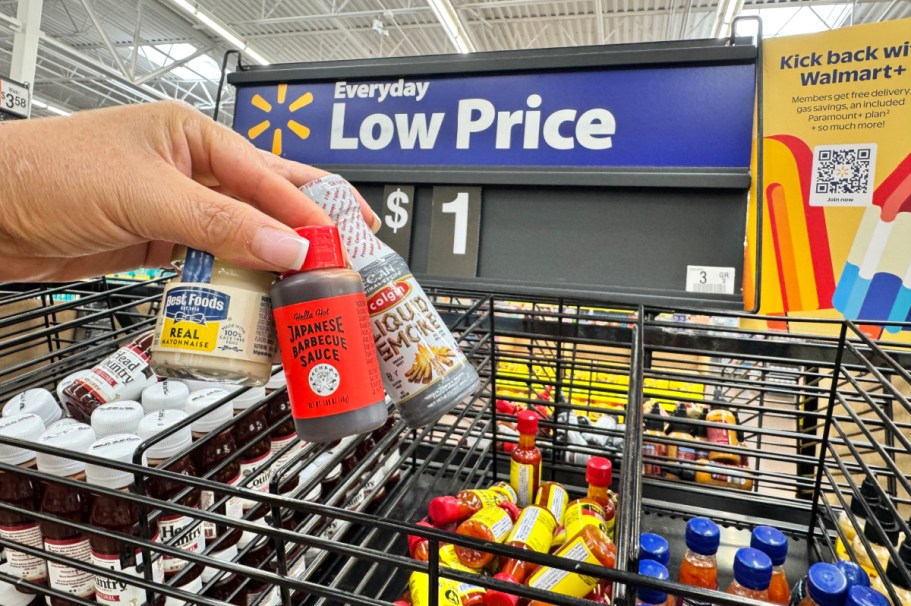 NEW Mini Sauce Bottles Just 75¢ Each After Walmart Cash (Father’s Day Gift Basket Filler!)