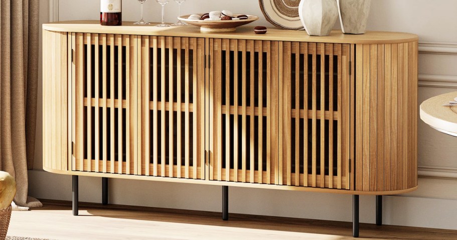 Up to 70% Off Wayfair Furniture | Wood Sideboard Cabinet Only $199.99 Shipped