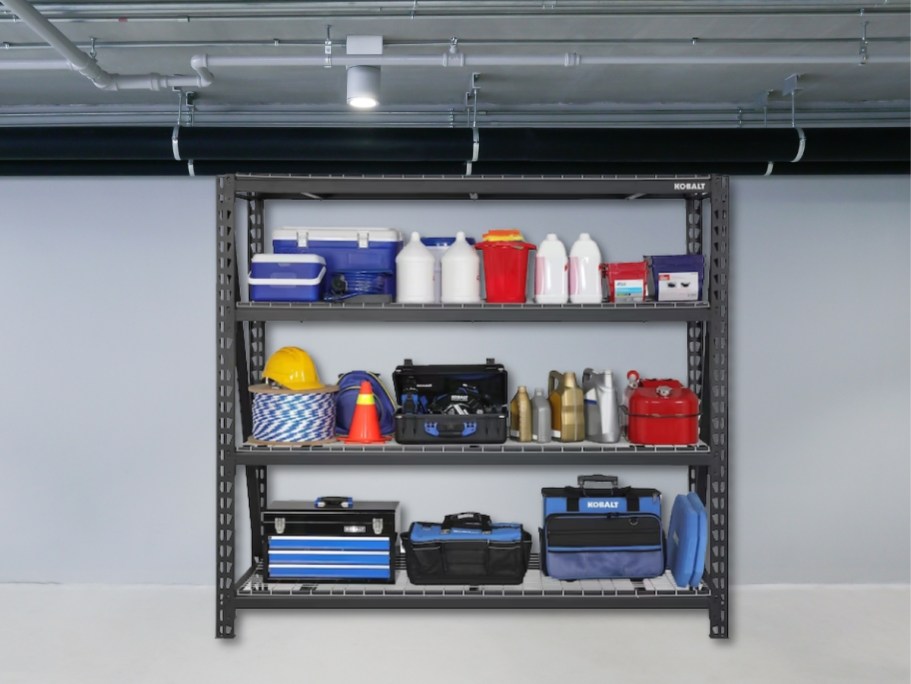 Kobalt Heavy Duty 6-Foot Steel Shelving Unit Only $199.99 on Lowes.com (Reg. $300)