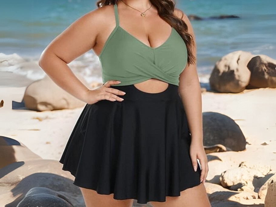 Women’s Plus Size Swimsuits from $13.49 on Amazon (Reg. $25)