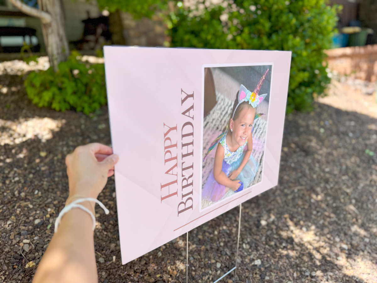 Custom Yard Signs Just $12 at Walgreens (Reg. $35!) – So Many Designs!