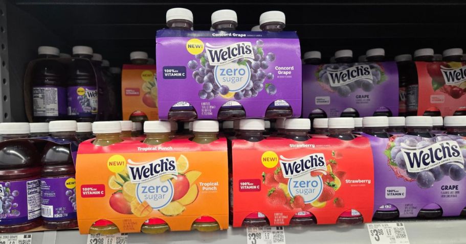 NEW Welch’s Zero Sugar 6-Pack Just $3.38 After Walmart Cash