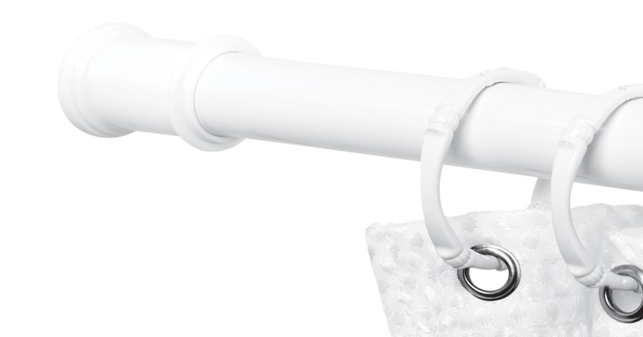 Tension Shower Curtain Rod Only $9.96 on Walmart.com (Try Our Holiday Decor Hack!)