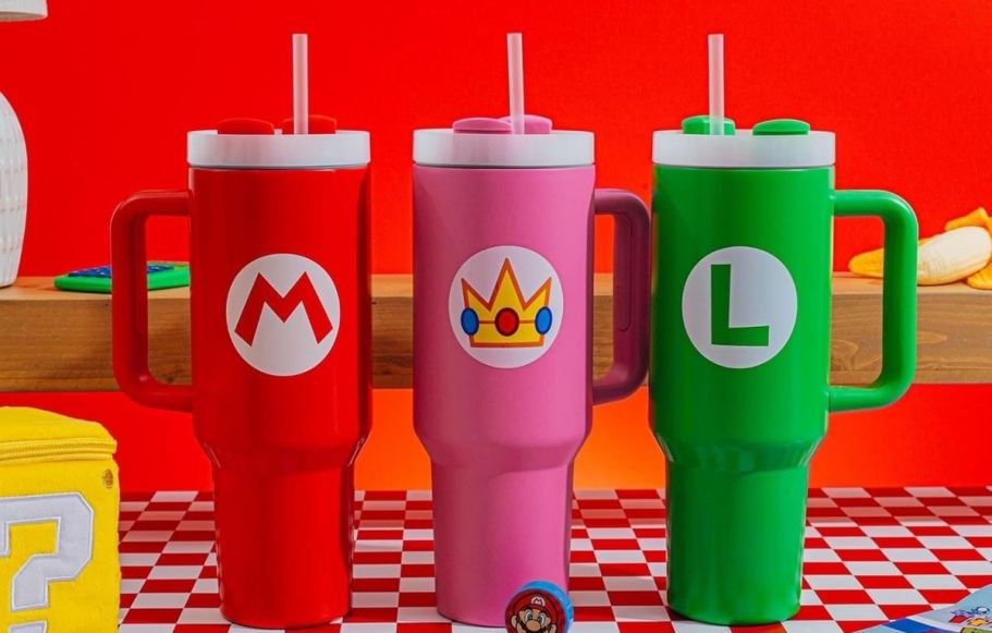 Limited Edition Nintendo 40oz Stainless Steel Tumblers Just $24.99 on Target.com