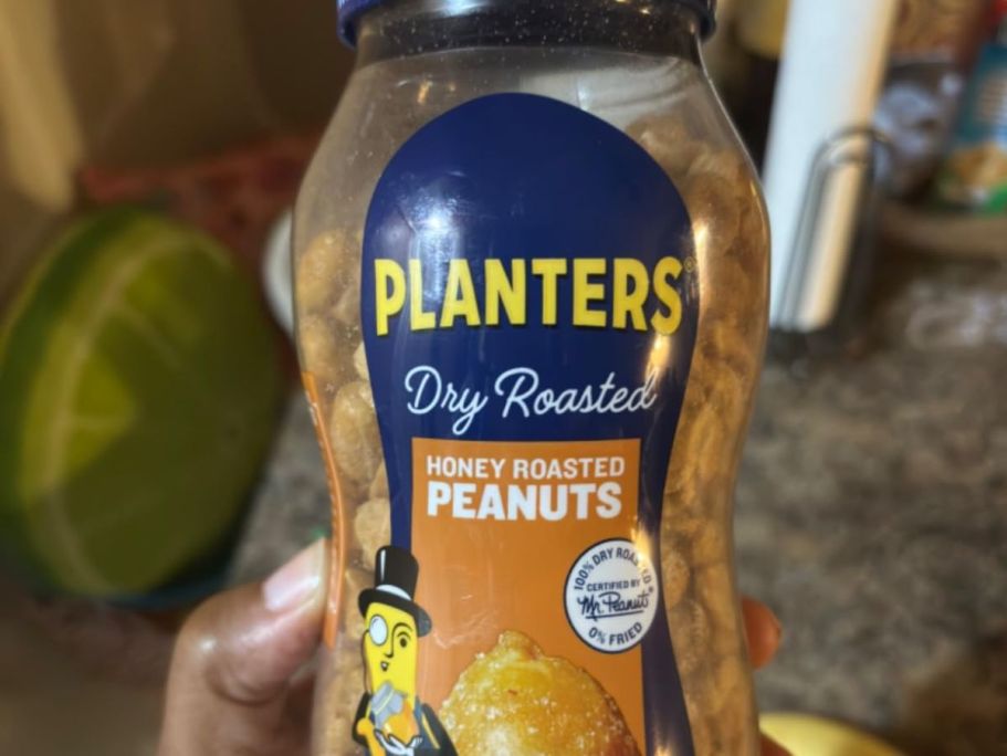 Planters Honey Roasted Peanuts 16oz Jar Only $1.90 Shipped on Amazon
