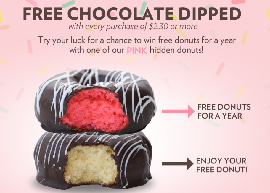 two chocolate covered doughtnuts with bites taken out of them