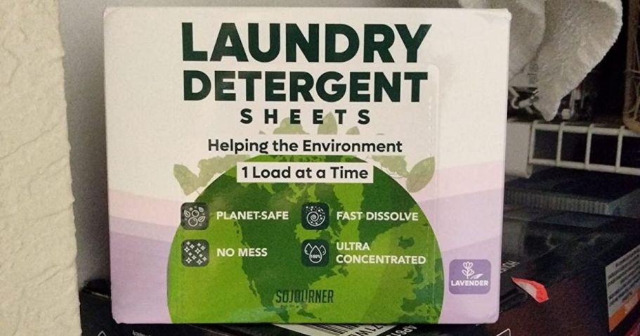 Sudstainables Laundry Detergent Sheets 60-Count Only $4.90 Shipped on Amazon