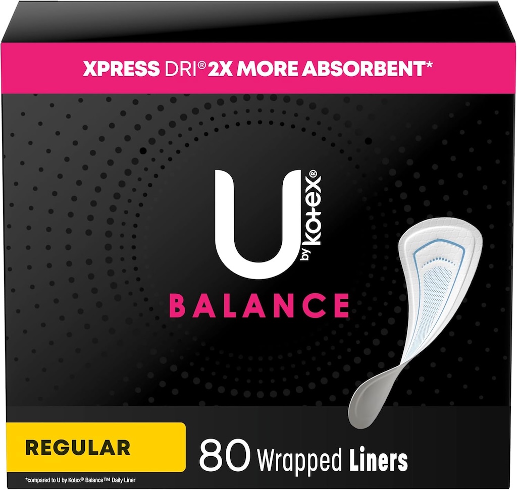 U by Kotex liners